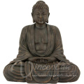 China supply outdoor large metal crafts bronze life size buddha for sale